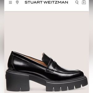 NWOB Stuart Weitzman Patent Loafers w Dust bag